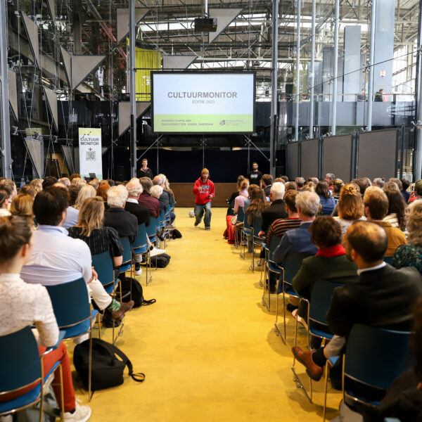 Danser tijdens de opening van de Cultuurmonitor presentatie 2026.