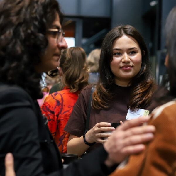Borrel met bezoekers na afloop van de Cultuurmonitor presentatie.